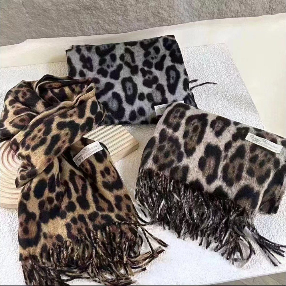 Cashmere Throw Blanket - 190*70CM 디자인 레오파드 스카프 겨울 따뜻한