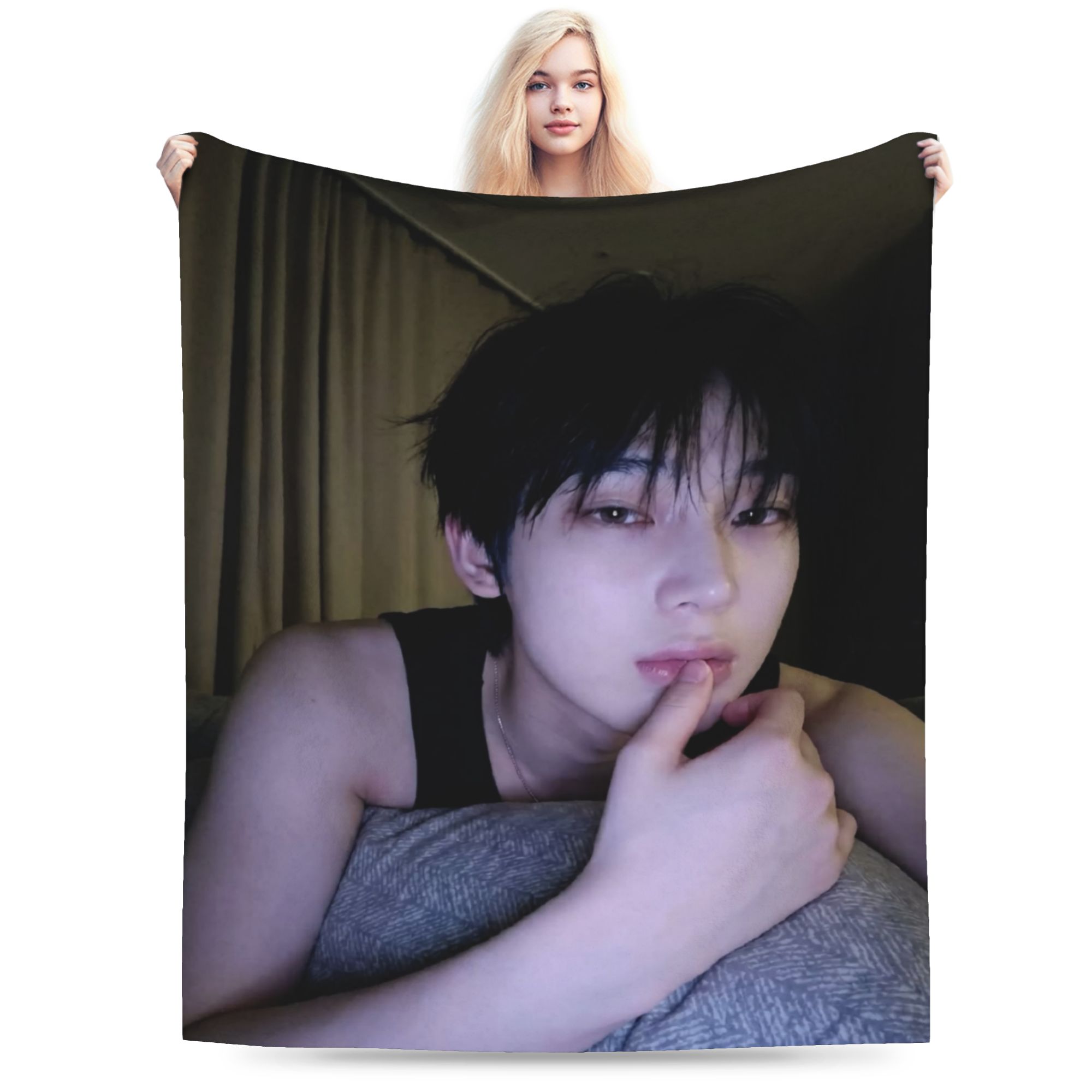 Cashmere Throw Blanket - S-SUNOO 선샤인 블랭킷 고품질 슈퍼 소프트