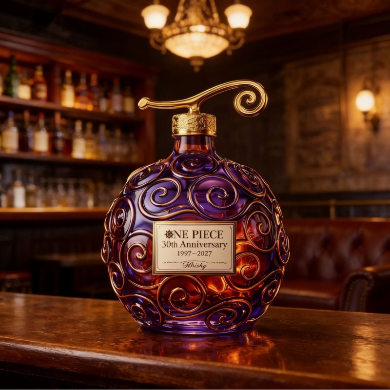 Glass Decanter Whiskey - 새로운 원피스 30주년 기념 고급 붕규산
