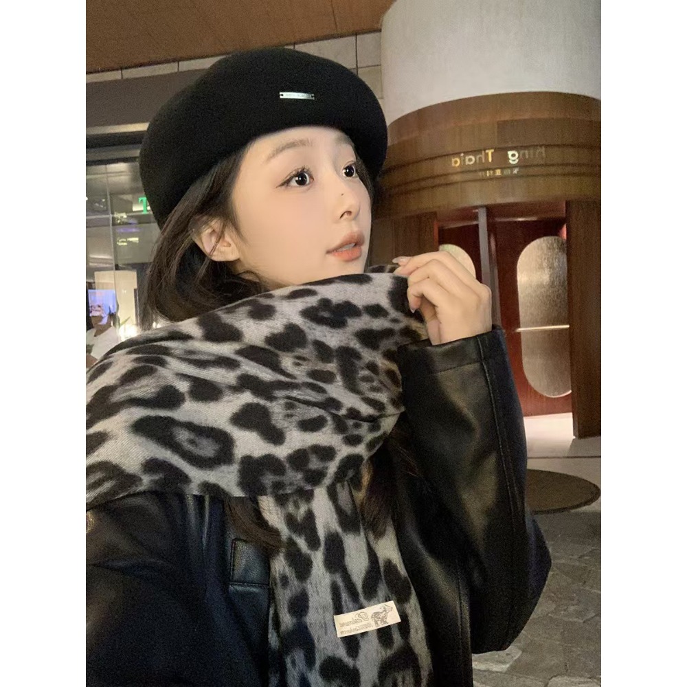 190*70CM 디자인 레오파드 스카프 겨울 따뜻한 파 - Cashmere Throw Blanket 리뷰 및 가격