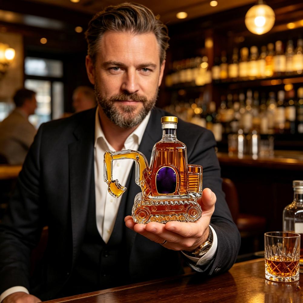 위스키 병 물이 새지 않는 와인 디스펜서 굴착기 모양  - Glass Decanter Whiskey 리뷰 및 가격