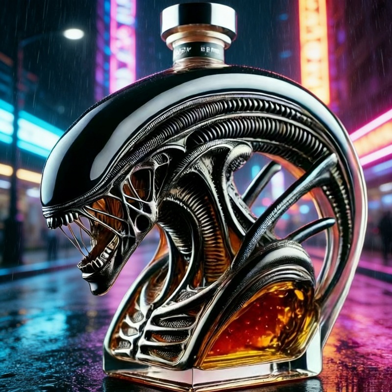 외계인 제노모프 모양 위스키 디캔터, 공상과학 테마 유 - Glass Decanter Whiskey 리뷰 및 가격