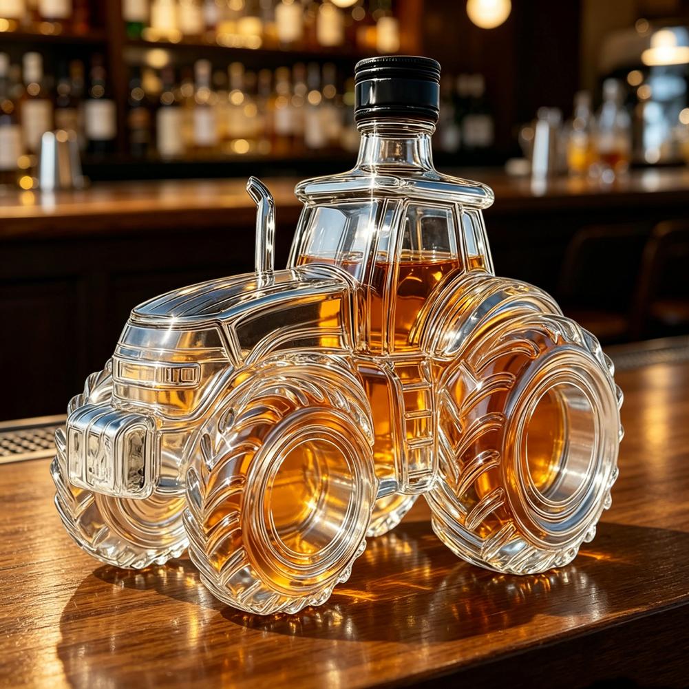 트랙터 모양 위스키 유리 디캔터 300ML 와인 병 뚜 - Glass Decanter Whiskey 리뷰 및 가격