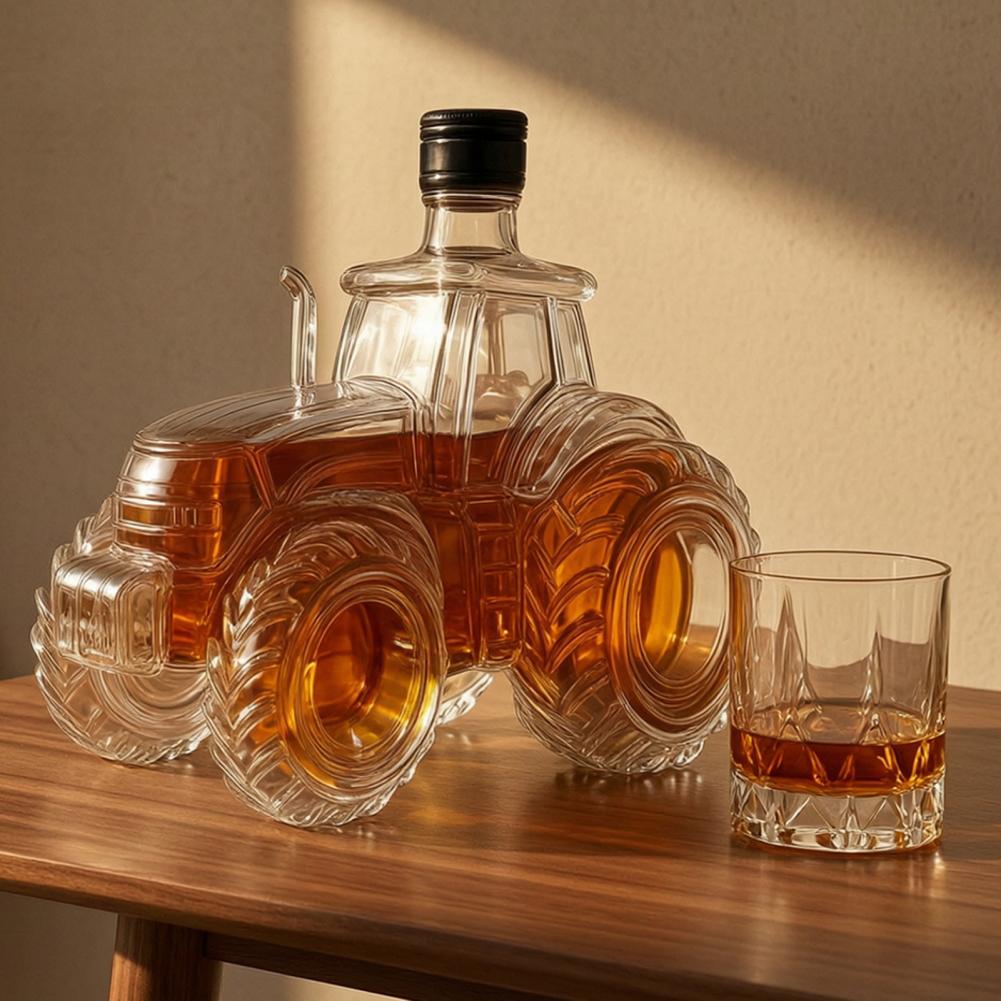 트랙터 모양 위스키 유리 디캔터 300ML 와인 병 뚜 - Glass Decanter Whiskey 리뷰 및 가격