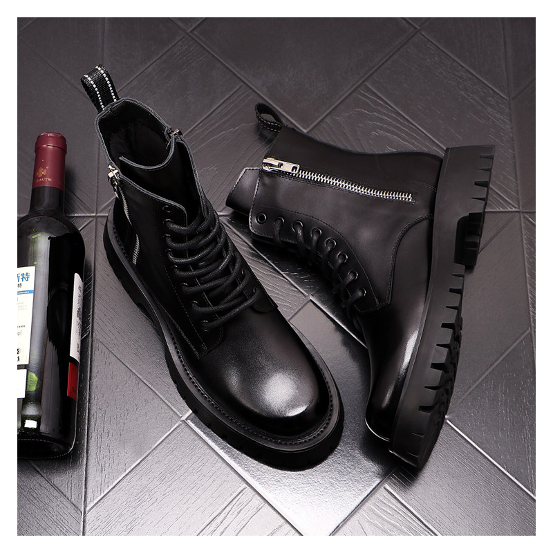남성 럭셔리 패션 정품 가죽 부츠 블랙 화이트 브랜드  - Luxury Lifestyle Men 리뷰 및 가격
