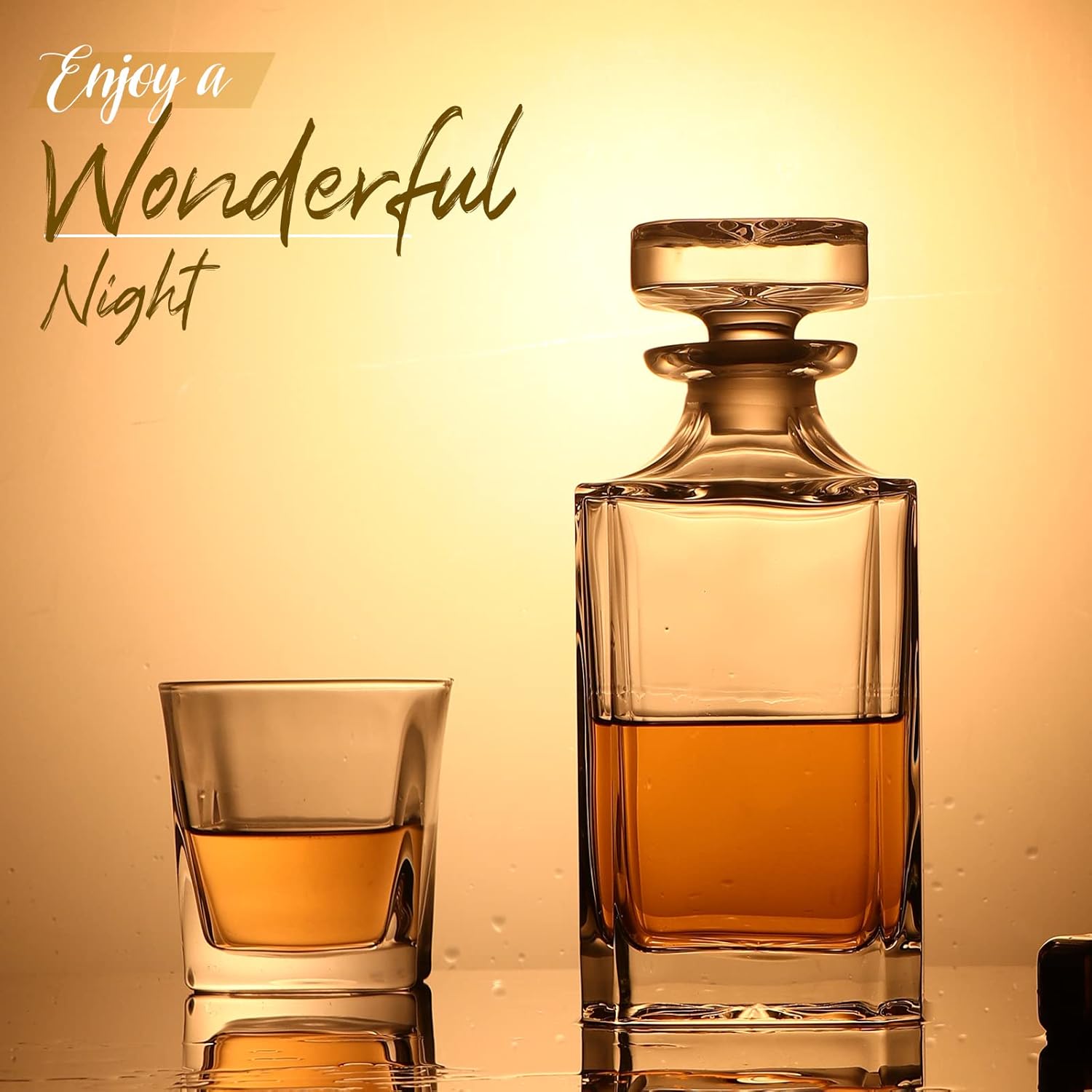 유리 디캔터 - 와인, 버번, 브랜디, 주류, 주스,  - Glass Decanter Whiskey 리뷰 및 가격